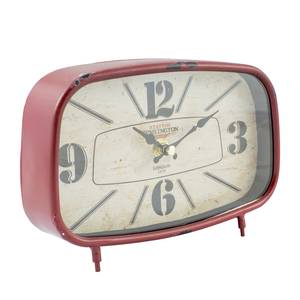 Horloge Kerien Verre / Fer - Rouge / Beige