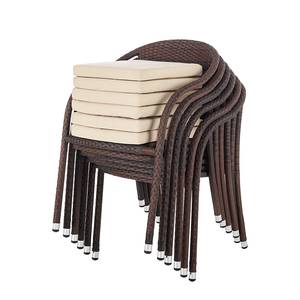 Sedia impilabile Paradise Lounge set da 2 - Polyrattan - marrone