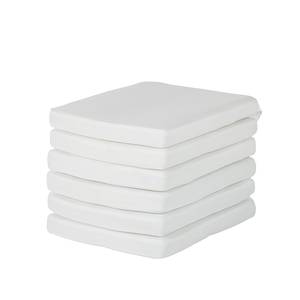 Relaxstoel voor de tuin White Beach (2-delige set) - van wit polyrotan