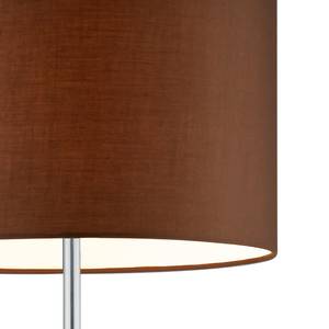 Lampadaire Shima I Tissu / Métal - 1 ampoule - Marron