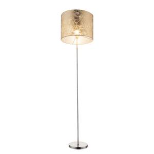 Lampadaire Amy I Tissu / Métal - 1 ampoule - Doré / Nickel