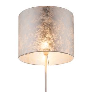 Lampadaire Amy I Tissu / Métal - 1 ampoule - Argenté / Nickel