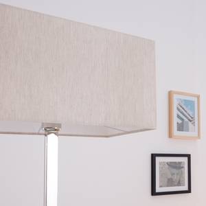 Lampadaire Chavara Tissu / Acier inoxydable - 1 ampoule