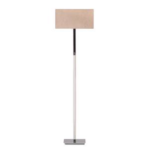 Lampadaire Chavara Tissu / Acier inoxydable - 1 ampoule