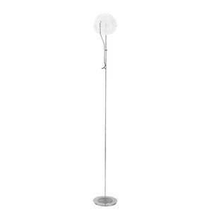 Staande lamp Contour ijzer/kunststof zilverkleurig 1 lichtbron