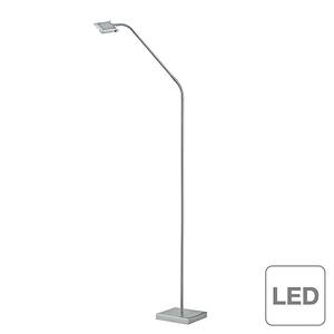 LED-Stehleuchte Daan Chrom/Glas - Silber