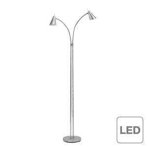 LED-Stehleuchte Diallo Metall - Silber