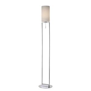 Lampada a stelo Fine Argento/Bianco 1 luce