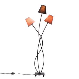 Staande lamp Flexible Mocca Tre metaal/bruin textiel 3 lichtbronnen