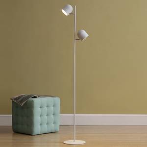 Lampadaire LED Jon Fer - 2 ampoules - Blanc