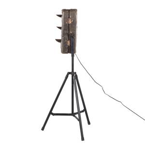 Lampadaire Kanister - Noir - Vert - Métal - 38 x 140 x 58 cm