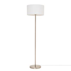 Lampadaire Loppa Tissu / Fer - 1 ampoule - Blanc