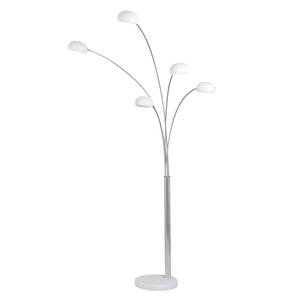 Staande lamp Mazzo metaal/glas - 5 lichtbronnen