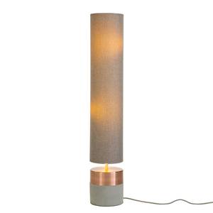 Staande lamp Mello katoen/beton - 1 lichtbron