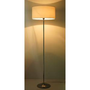 Lampadaire Naos Coton / Acier inoxydable - 1 ampoule