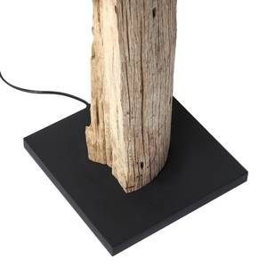 Lampadaire Nature Straight Coton noir / Bois flottant