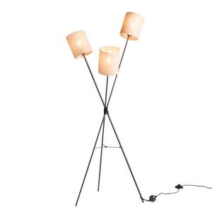 Lampadaire Pensacola Tissu / Fer - 3 ampoules