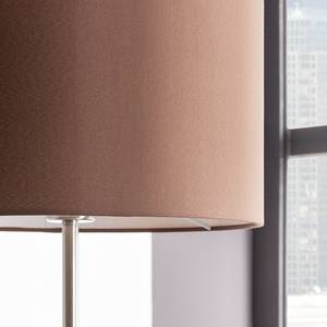 Lampadaire Shima I Tissu / Métal - 1 ampoule - Marron