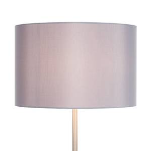 Lampadaire Shima I Tissu / Métal - 1 ampoule - Gris