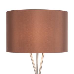 Lampadaire Shima II Tissu / Métal - 1 ampoule - Marron