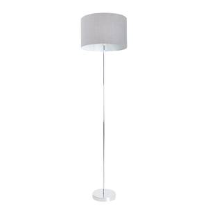 Lampadaire Tissu / Métal Argenté 1 ampoule