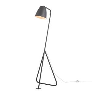 Lampada da terra Tessa Metallo - 1 luce - Grigio scuro