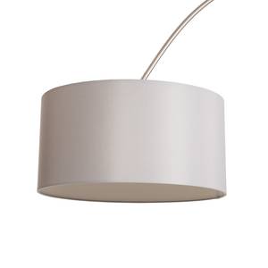 Lampadaire Troms Tissu / Fer - 1 ampoule - Galet