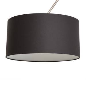 Lampadaire Troms Tissu / Fer - 1 ampoule - Noir