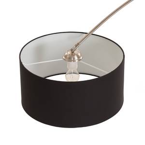 Lampadaire Troms Tissu / Fer - 1 ampoule - Noir