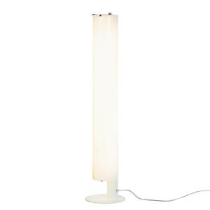 Staande lamp Tub-O glas/metaal - wit - 2 lichtbronnen