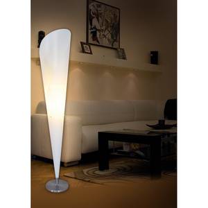 Lampada da terra Tulip Metallo/Materiale sintetico Bianco 1 luce