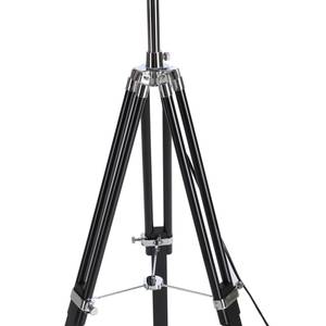 Stehleuchte Tripod Wayne Holz/Stoff- 1-flammig