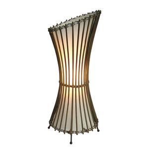 Lampadaire Weave Tressage / Tissu Marron 1 ampoule