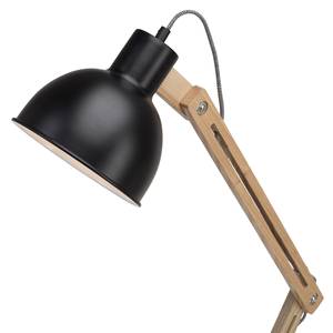 Staande lamp Elias metaal/hout - 1 lichtbron