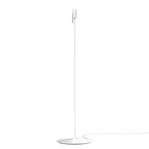 Pied de lampadaire Cham (avec douille) Aluminium - 1 ampoule - Blanc