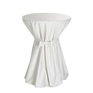 Housse de table Tissu blanc crème