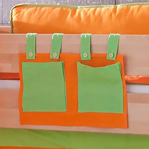 Sac en tissu Relita vert / orange Coton