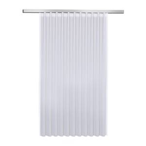 Rideau Ammelie Tissu - Blanc - Largeur : 306 cm