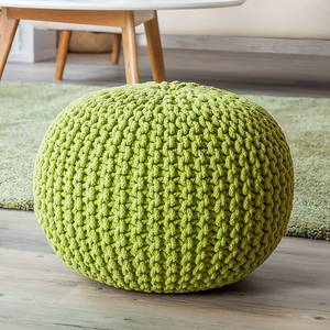 Pouf tricoté Stockholm Kiwi