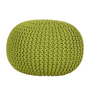 Pouf a crochet Stockholm Tessuto verde