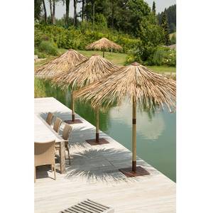 Stroparasol Sahara Beige - Bruin - Massief hout - 200 x 250 x 200 cm