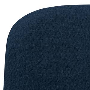 Chaises rembourrées Eske I (lot de 2) Tissu / Acier chromé - Tissu Vesta : Bleu