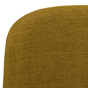 Gestoffeerde stoelen Eske I geweven stof/verchroomd staal - Stof Vesta: Geel