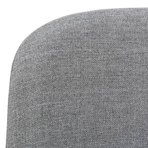 Chaises rembourrées Eske I (lot de 2) Tissu / Acier chromé - Tissu Vesta : Gris