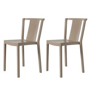 Stoelen Neutra (2-delige set) zandkleurig