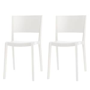 Stuhl Spot (2er-Set) Weiß
