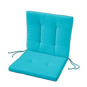 Coussin de chaise Antigua Turquoise