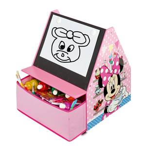 Schoolbord Minnie Mouse Roze - Plaatmateriaal - 51 x 60 x 55 cm