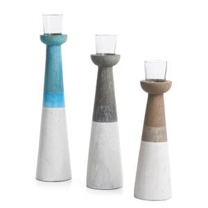 Bougeoirs Ubud (lot de 3) Manguier massif