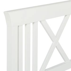 Gestoffeerde stoelen Beton II acaciahout - wit - 140 x 200cm